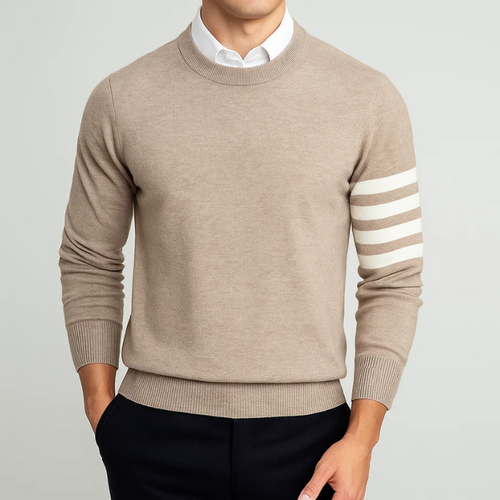 Varsity Cashmere Sweater
