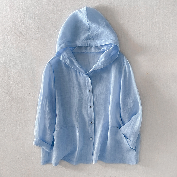 Anya Taylor Linen Hoodie