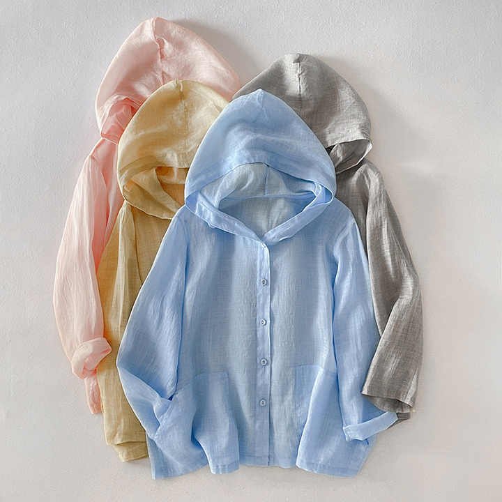Anya Taylor Linen Hoodie