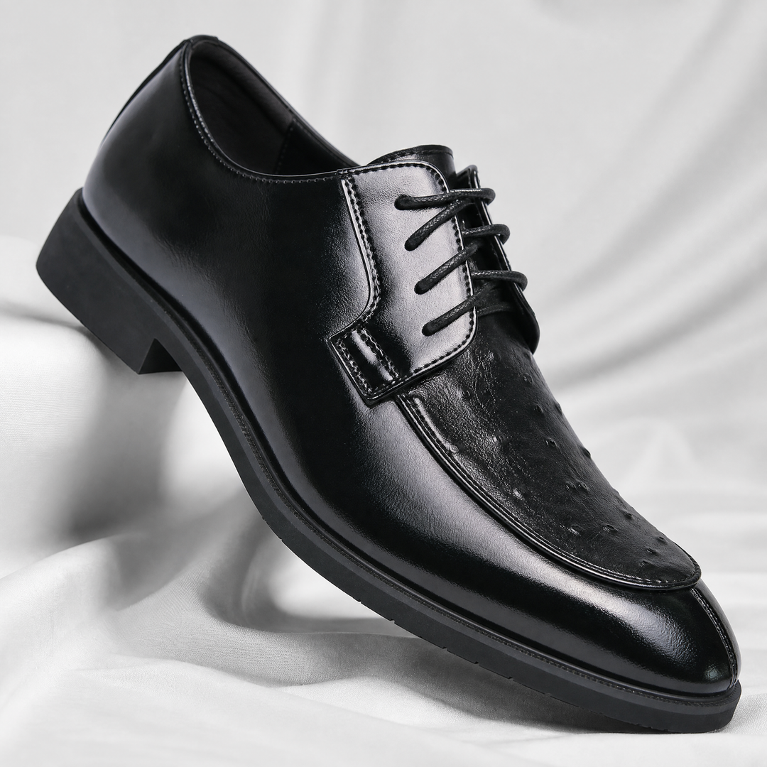 Lusso Ostrich Leather Dress Shoes