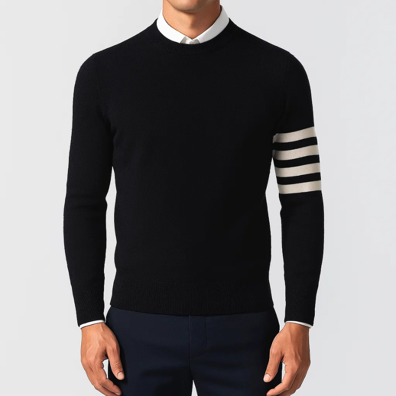 Varsity Cashmere Sweater