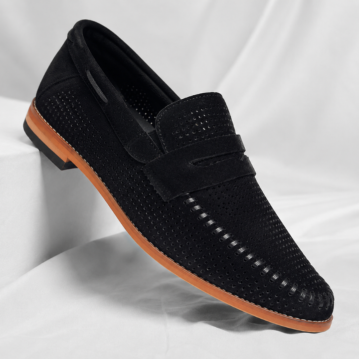 Firenze Suede Penny Loafers