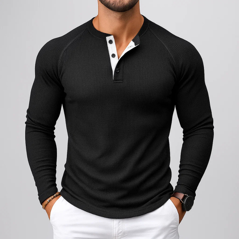 Brooks Henley Long Sleeve Shirt