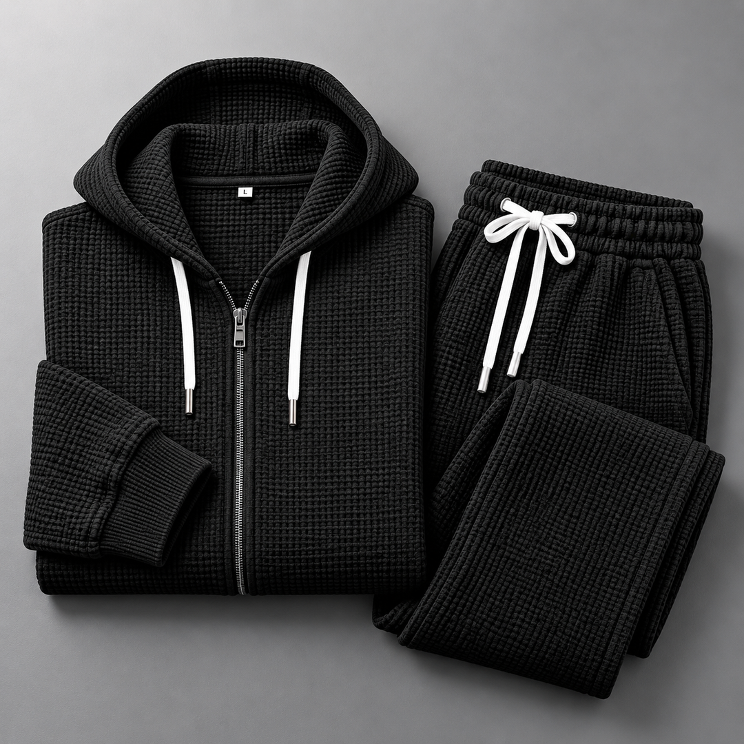 Jacob Waffle-Knit Set