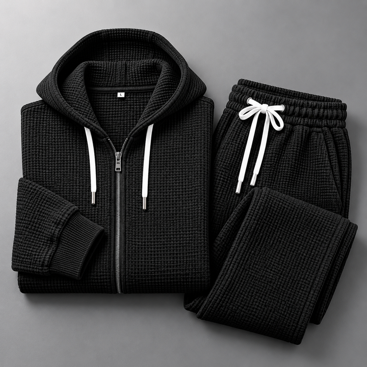 Jacob Waffle-Knit Set