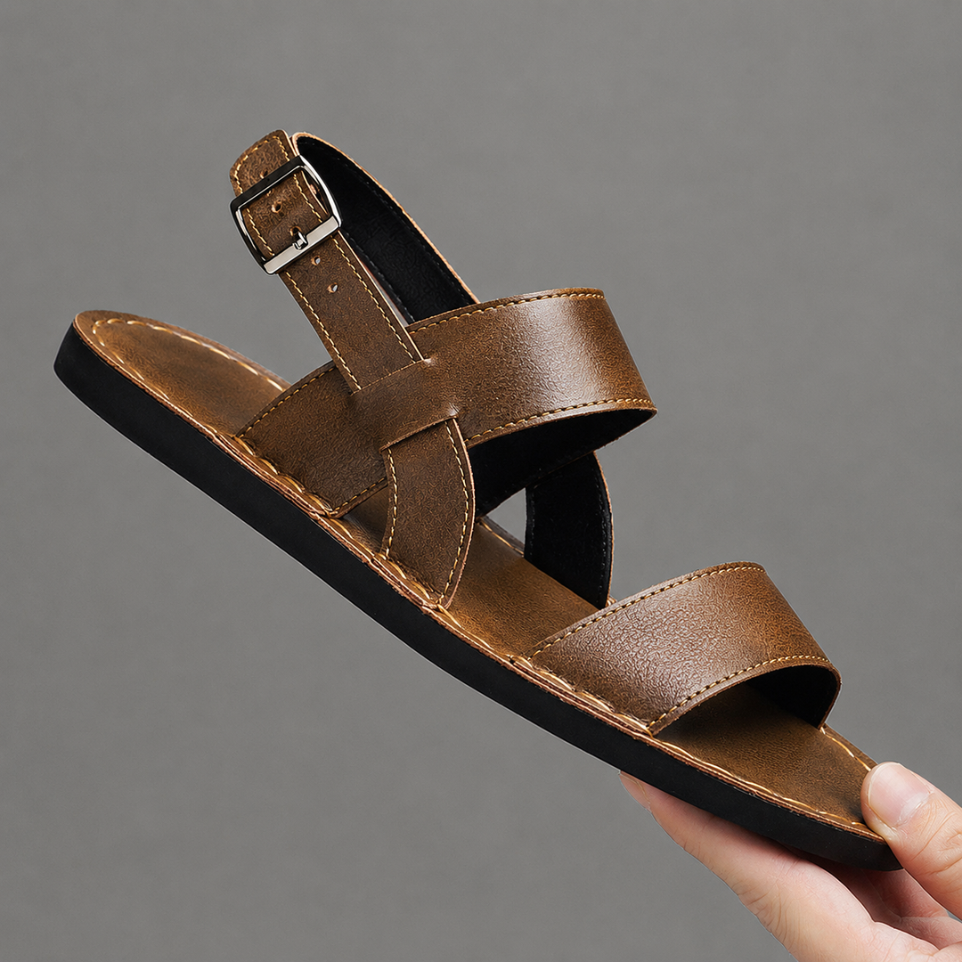Porto Italiana Genuine Leather Sandals
