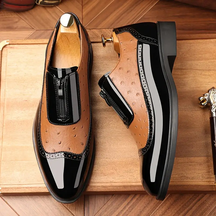 Lusso Ostrich Leather Loafers