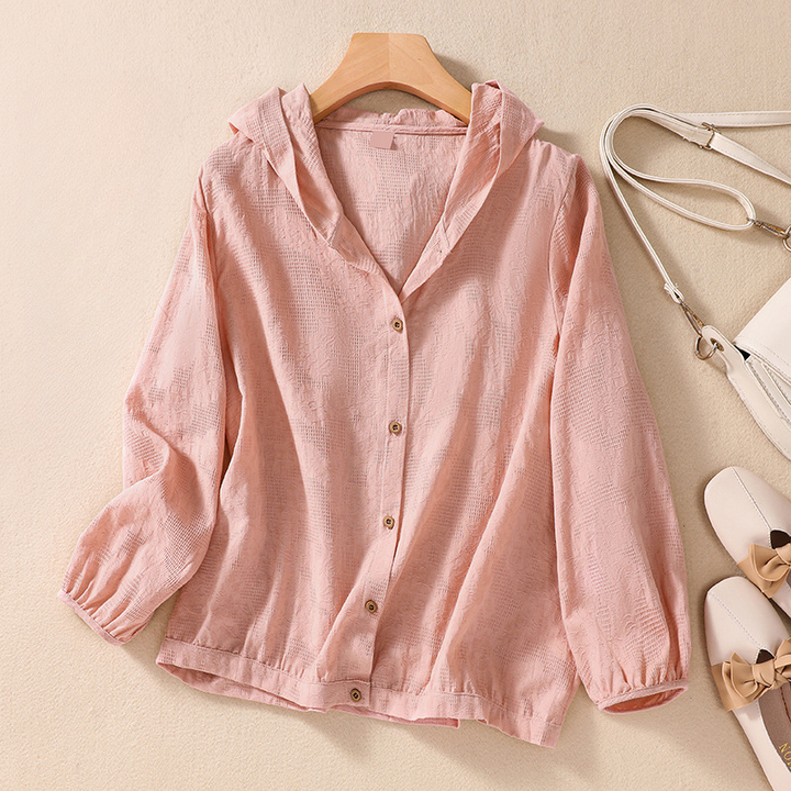 Cleo Linen Hoodie