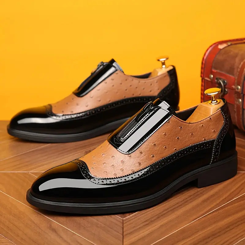 Lusso Ostrich Leather Loafers