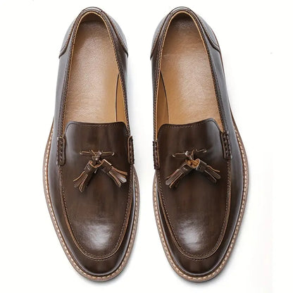 Sorrento Genuine Leather Tassel Loafers