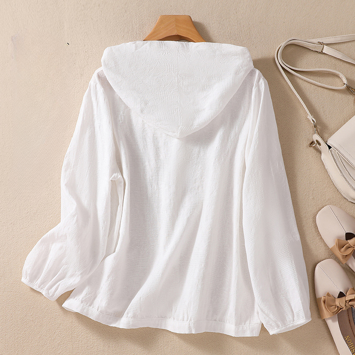 Cleo Linen Hoodie