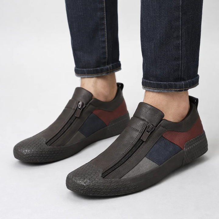 Claude Monet Leather Sneakers