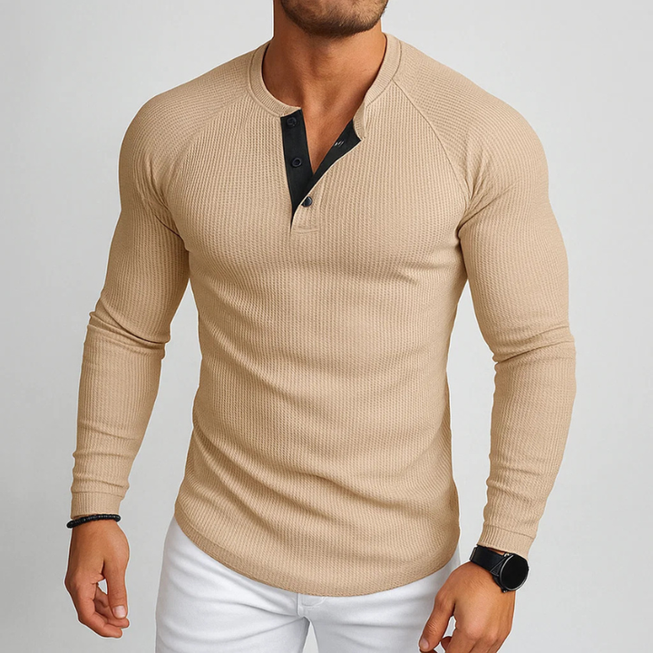 Brooks Henley Long Sleeve Shirt