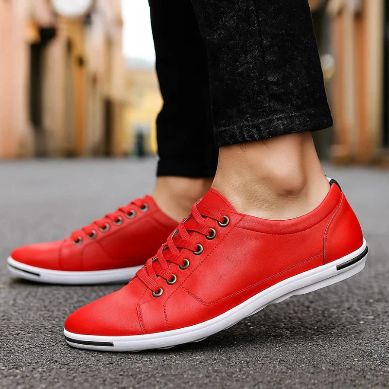 Claude Genuine Leather Sneakers
