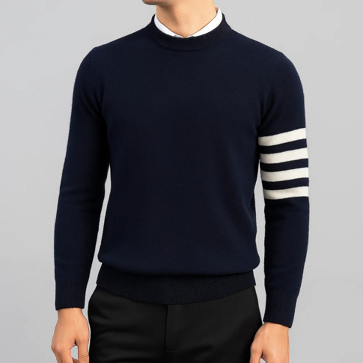 Varsity Cashmere Sweater