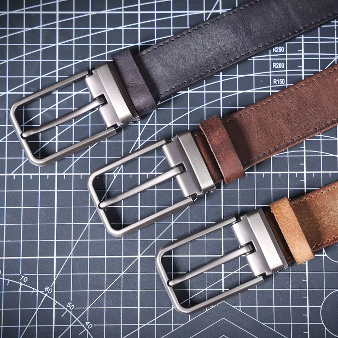The Buckhorn Full-Grain Leather Belt