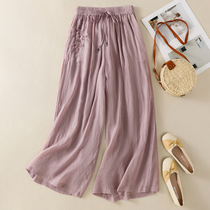 Mirelle Flowy Linen Pants