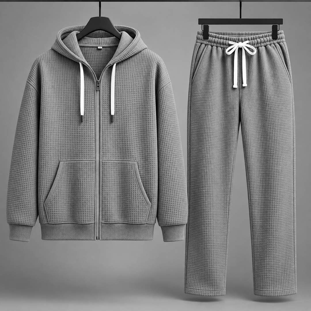 Jacob Waffle-Knit Set