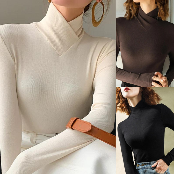 Cross Turtleneck Sweater