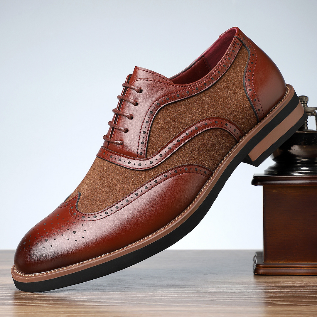 Belmont Leather Brogue Dress Shoes