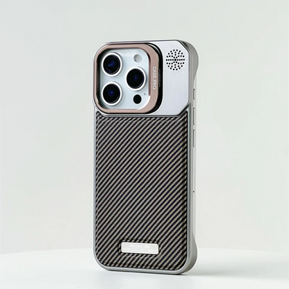 Titanium Carbon Magsafe iPhone Case