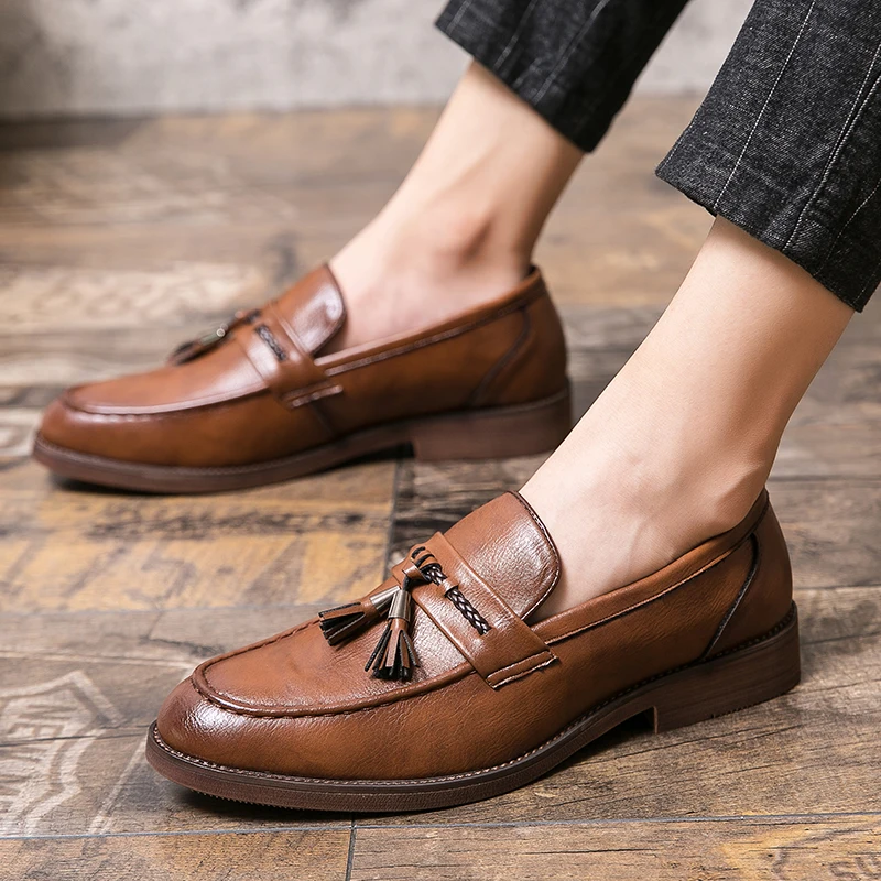 Cambridge Leather Tassel Loafers