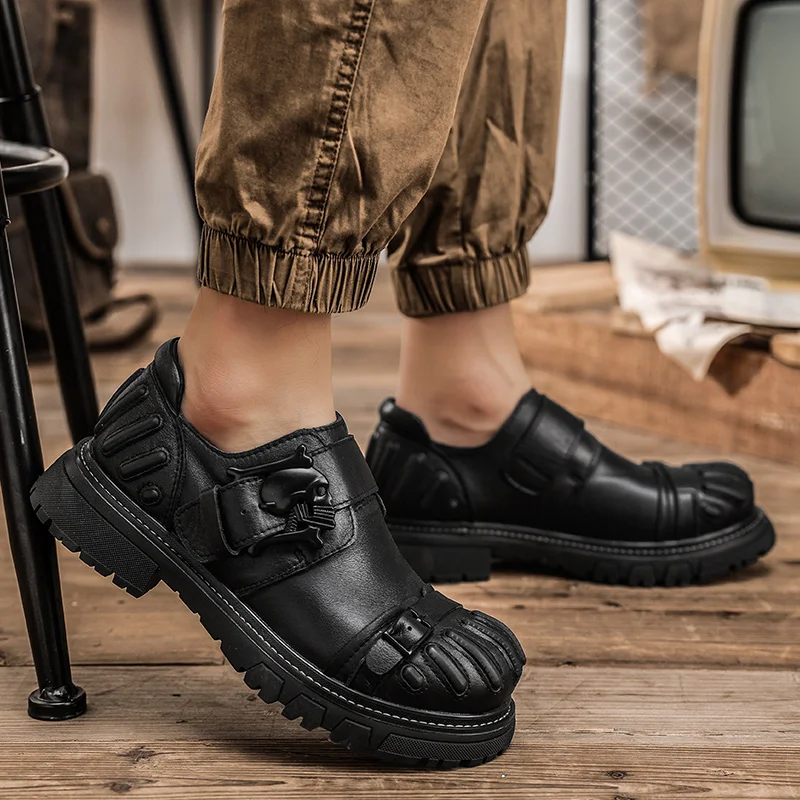 Rebel Rugged Leather Shoes