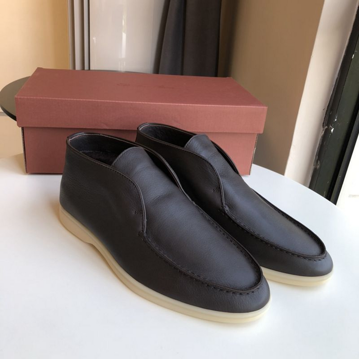 Merlot Leather Loafers