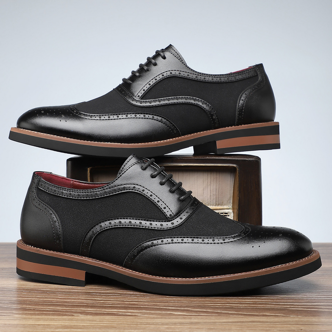 Belmont Leather Brogue Dress Shoes