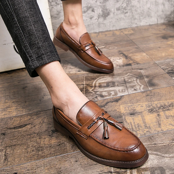 Cambridge Leather Tassel Loafers