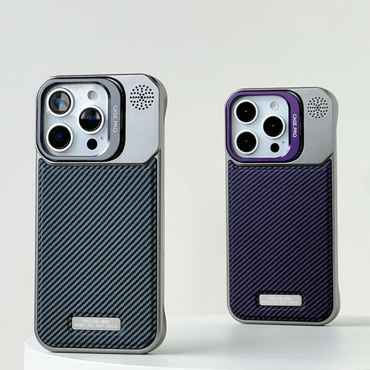 Titanium Carbon Magsafe iPhone Case