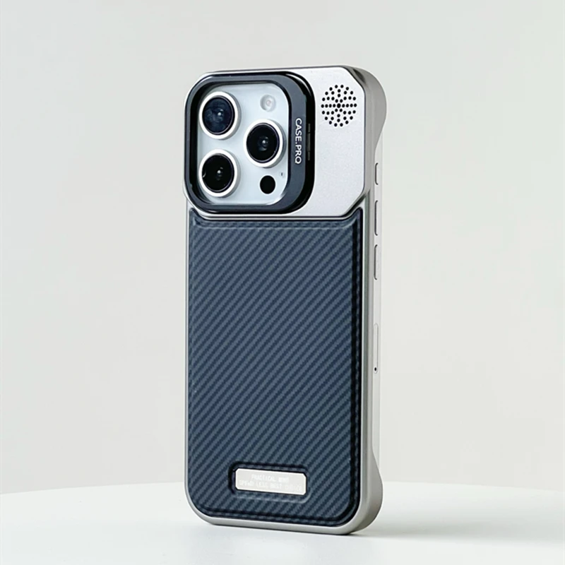 Titanium Carbon Magsafe iPhone Case