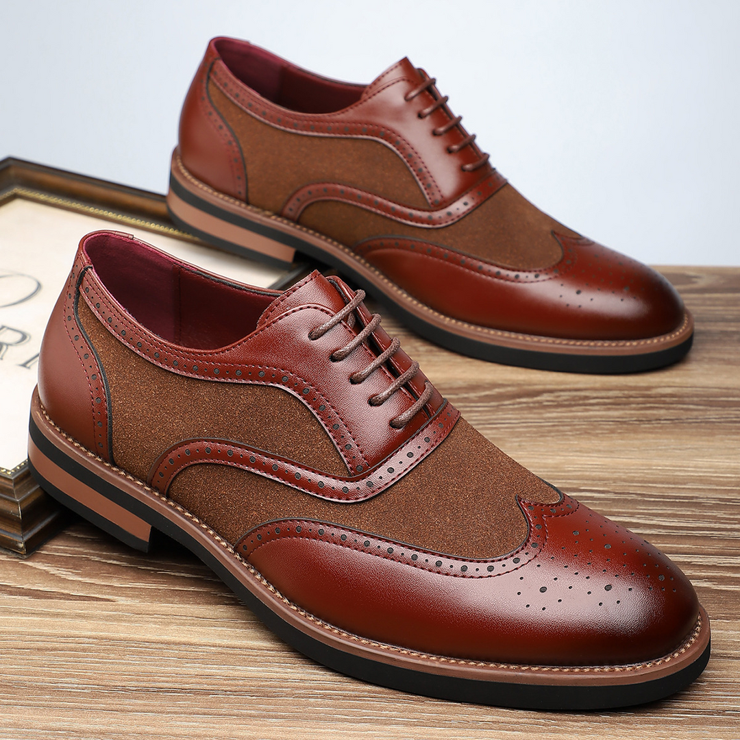 Belmont Leather Brogue Dress Shoes