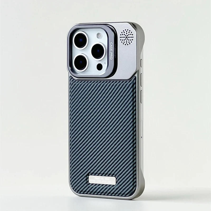 Titanium Carbon Magsafe iPhone Case