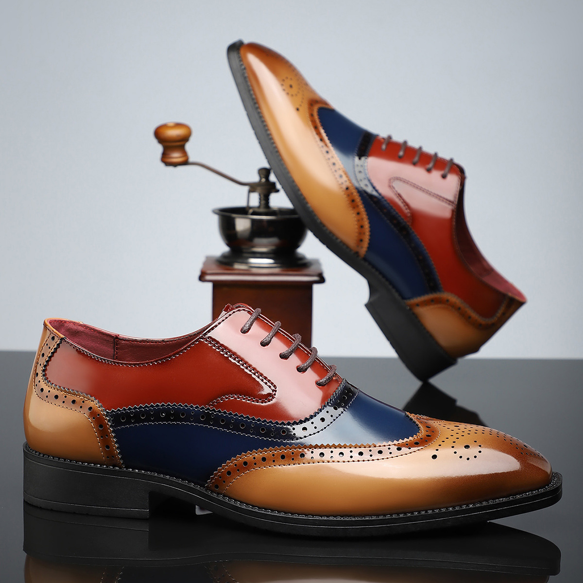 Cambridge Leather Brogue Dress Shoes