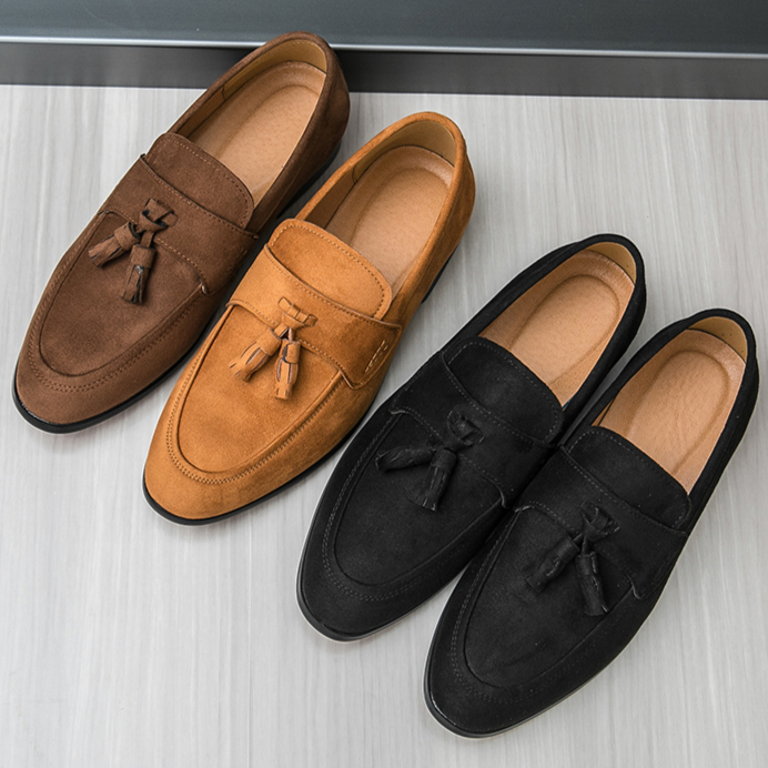 Pelle Italia Suede Loafers