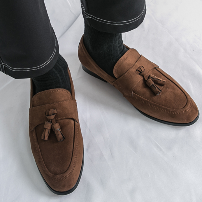 Pelle Italia Suede Loafers