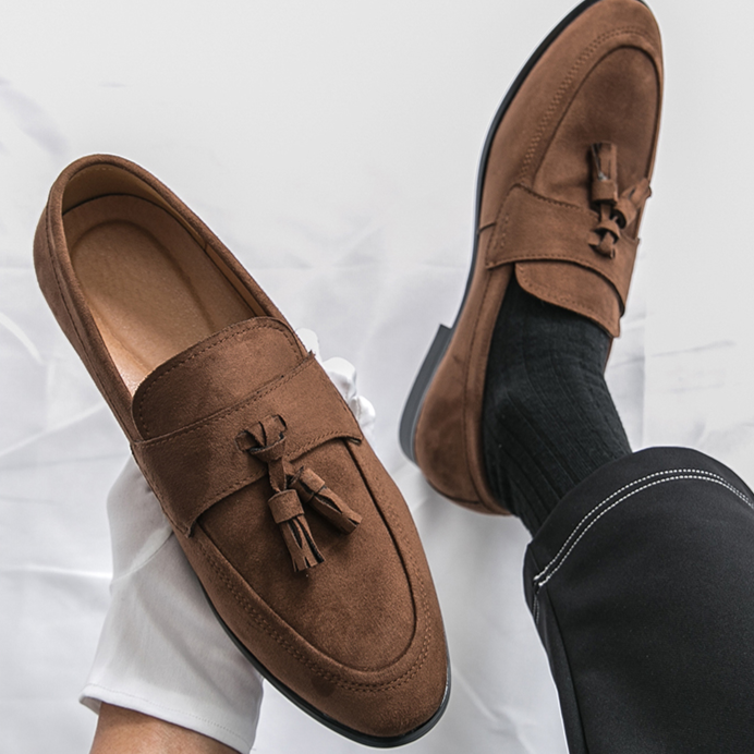 Pelle Italia Suede Loafers