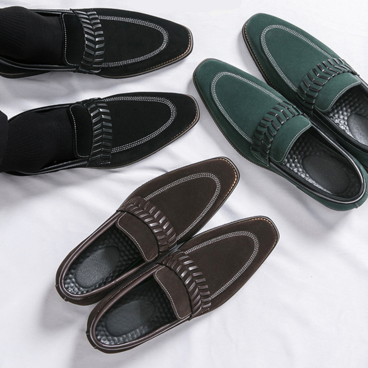 Oxford Suede Dress Loafers
