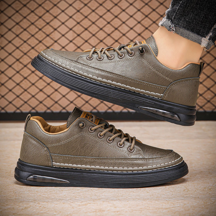 Strada Genuine Leather Sneakers