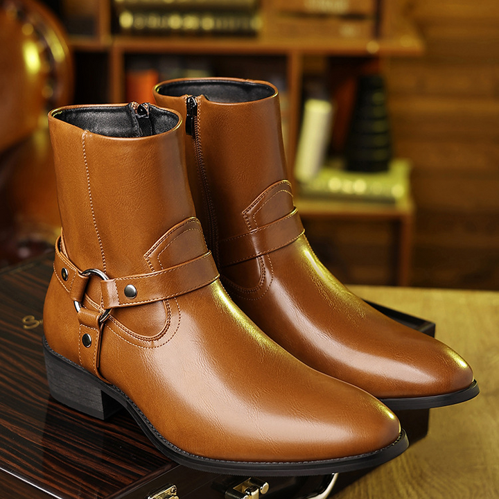 Moretti Genuine Leather Boots