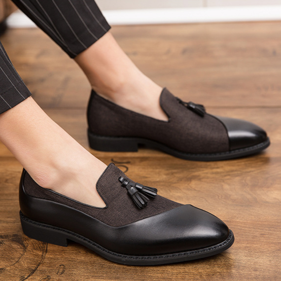 Milano Genuine Leather Tassel Loafers