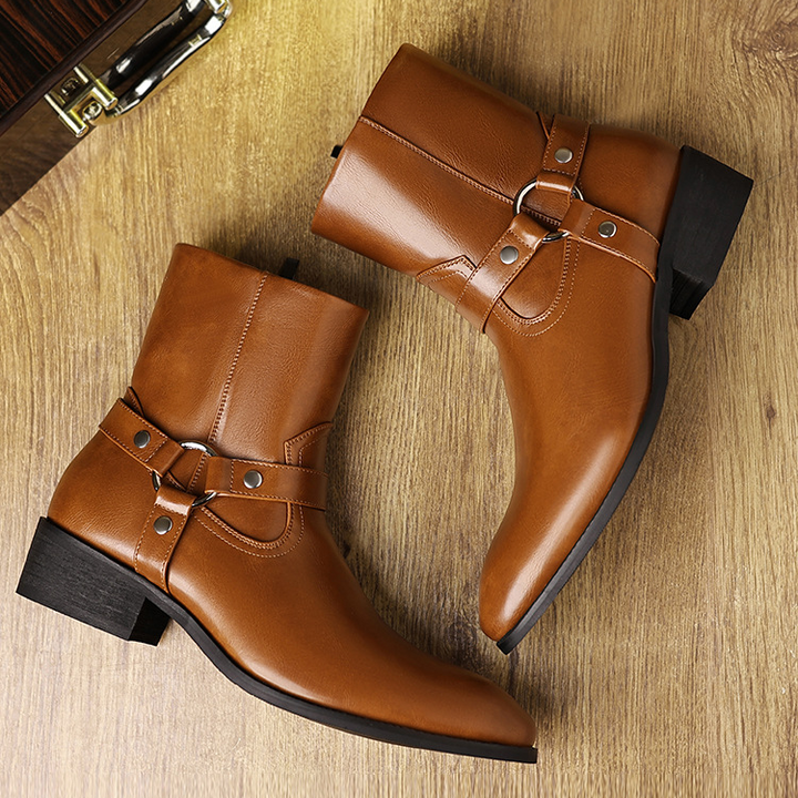 Moretti Genuine Leather Boots