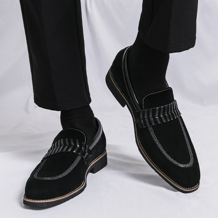 Oxford Suede Dress Loafers