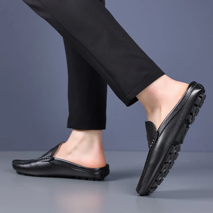 Morandi Genuine Leather Loafers