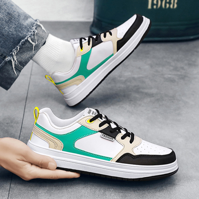Urban Pulse Leather Sneakers