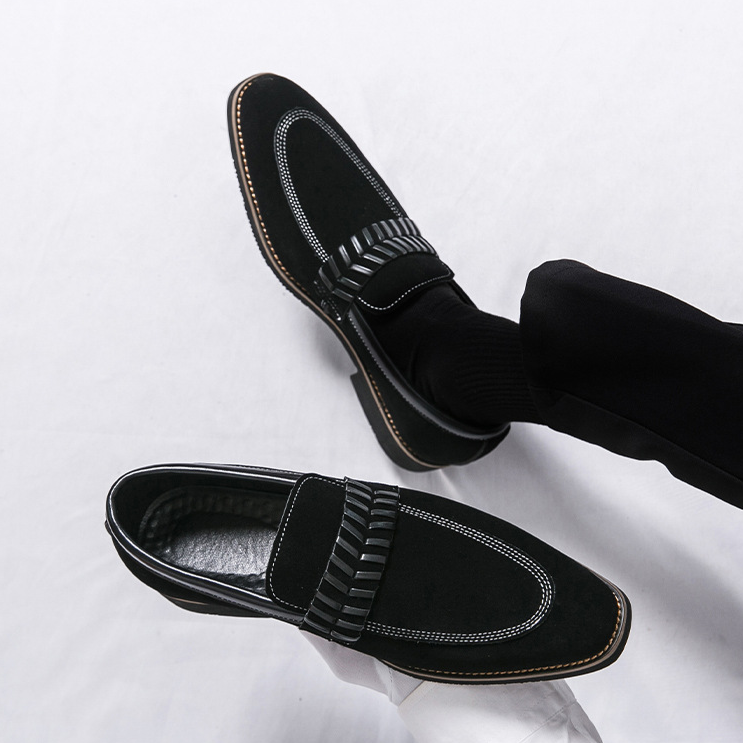 Oxford Suede Dress Loafers