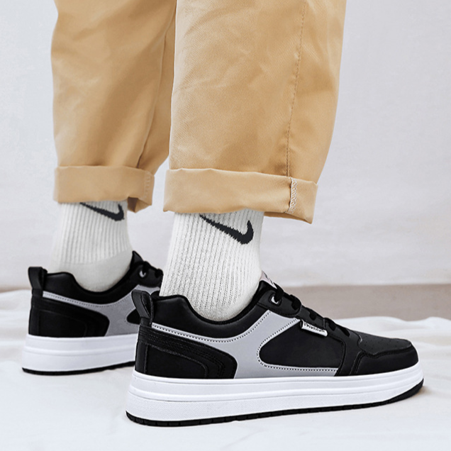 Urban Pulse Leather Sneakers