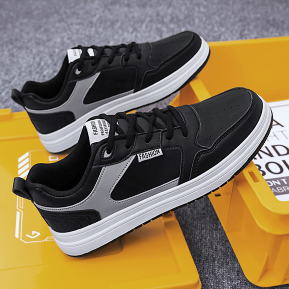 Urban Pulse Leather Sneakers