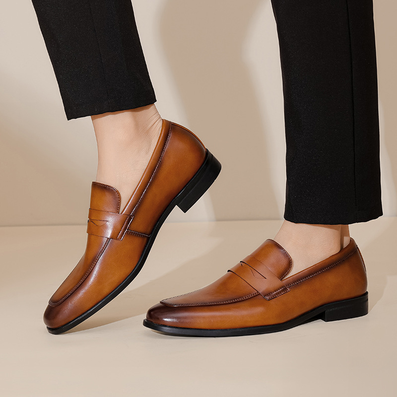 Bradbury Genuine Leather Penny Loafers